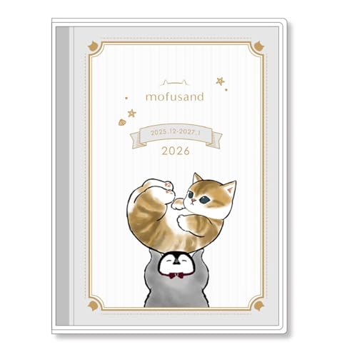 にゃんにゃん◎プロフ一読願います☆·͙ページ Amazon.co.jp: 2026年手帳 B6 ブロックウィークリーmofusand/ペンギン